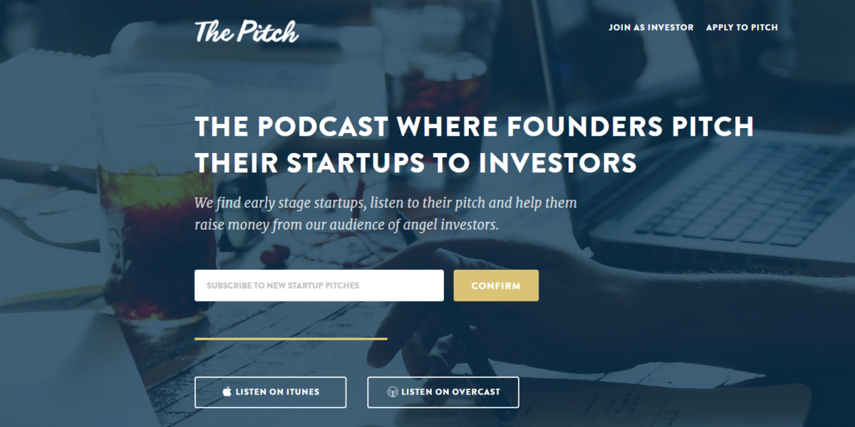 ‘The Pitch’ is a podcast version of ‘Shark Tank’ for startups