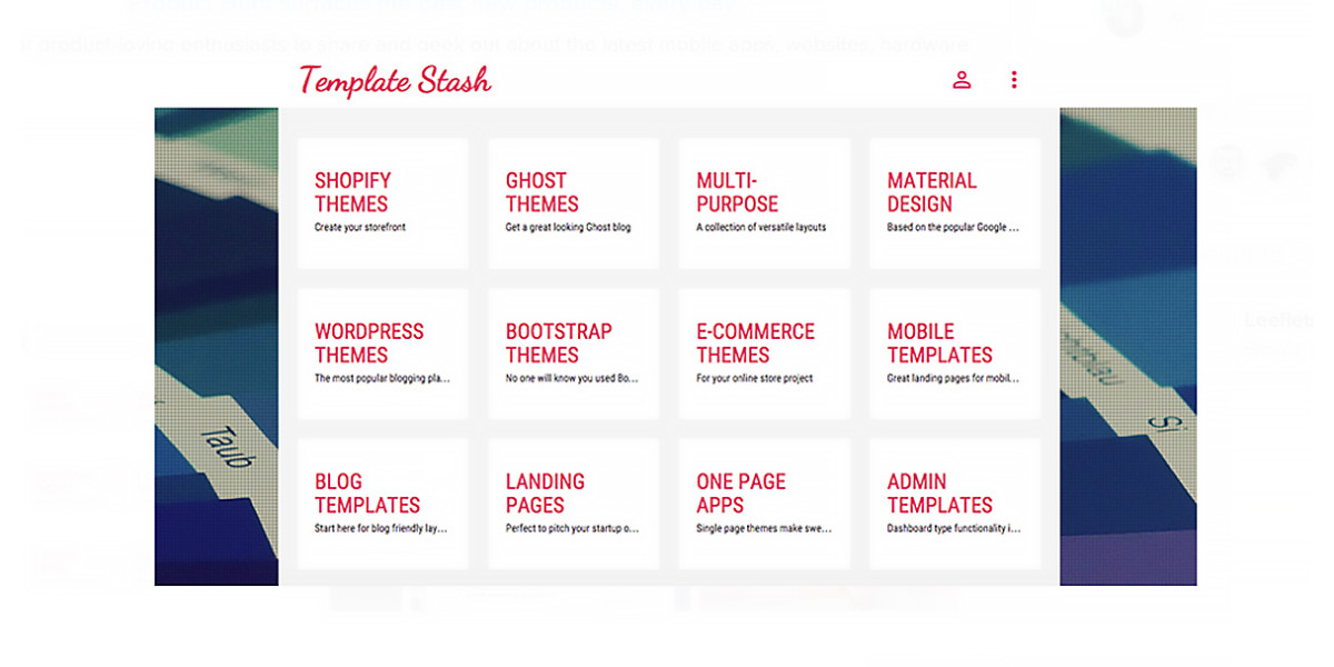 Template Stash is a home for hand-picked free website templates