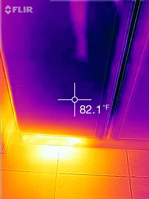 Fridge thermal picture