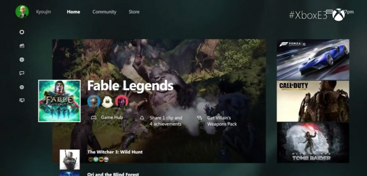 Windows 10 is coming to the Xbox One in November