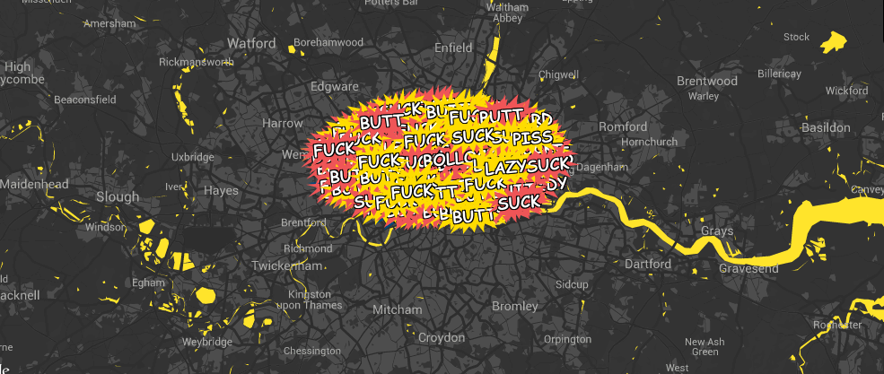 Mapped: Londoners swearing about the city’s transport strike