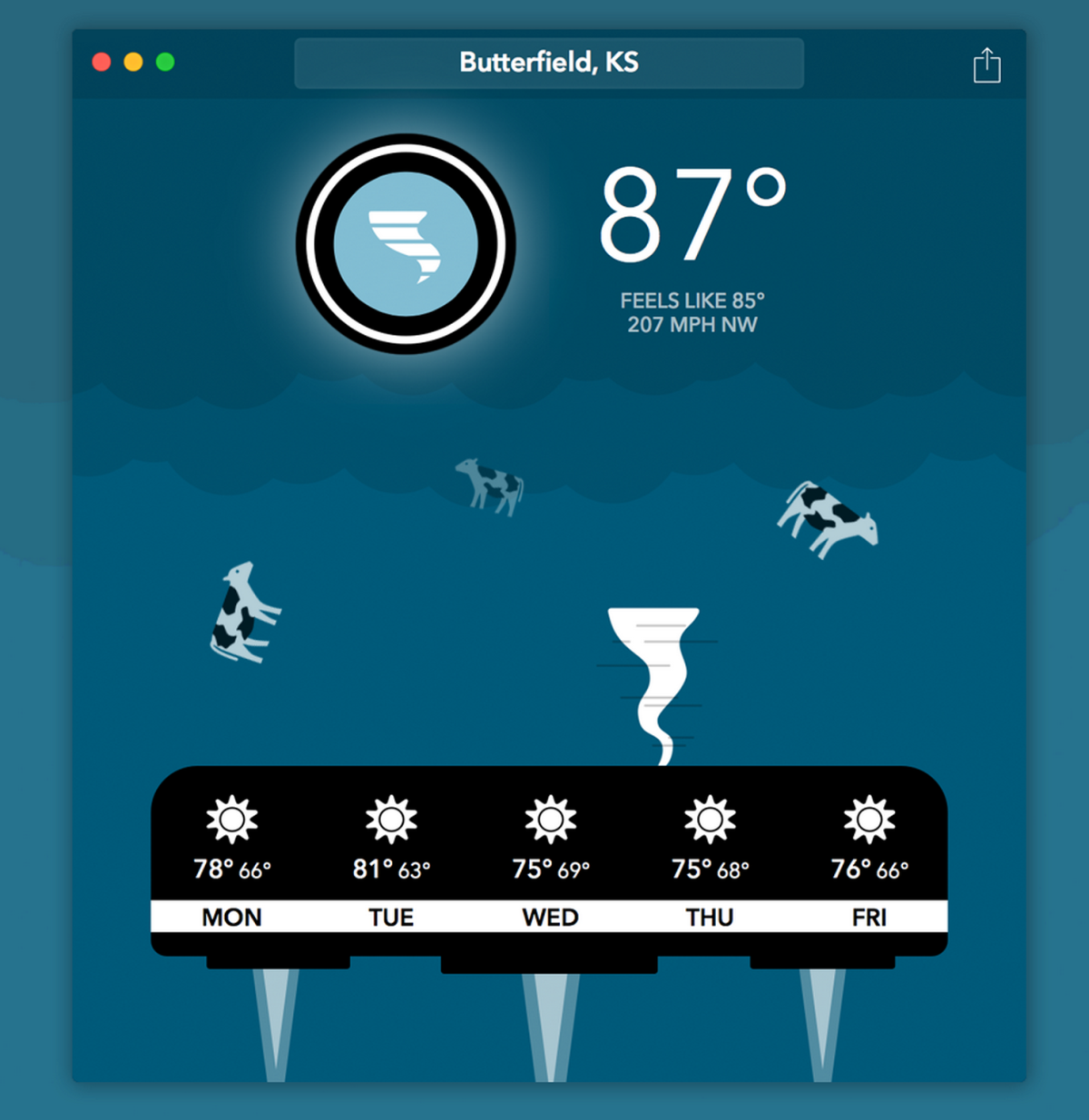 carrot weather for mac