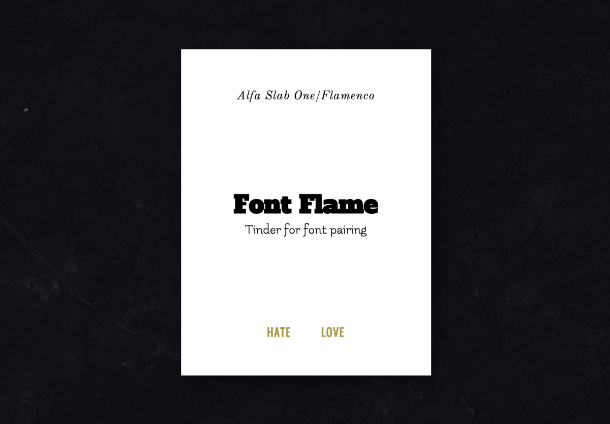 Choosing font pairings just got easier: Meet ‘Tinder’ for typefaces