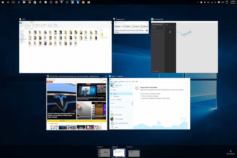 WIndows 10 Virtual Desktops GIF