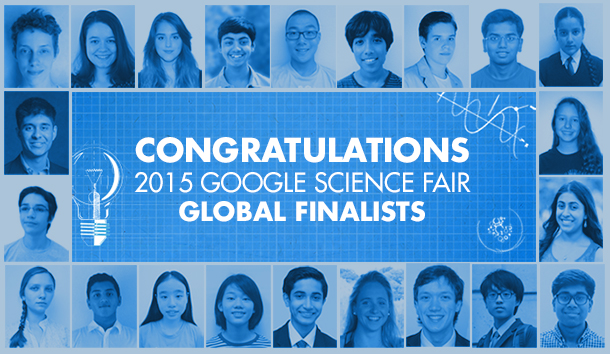 Google announces finalists for its 2015 Science Fair who want to change the world