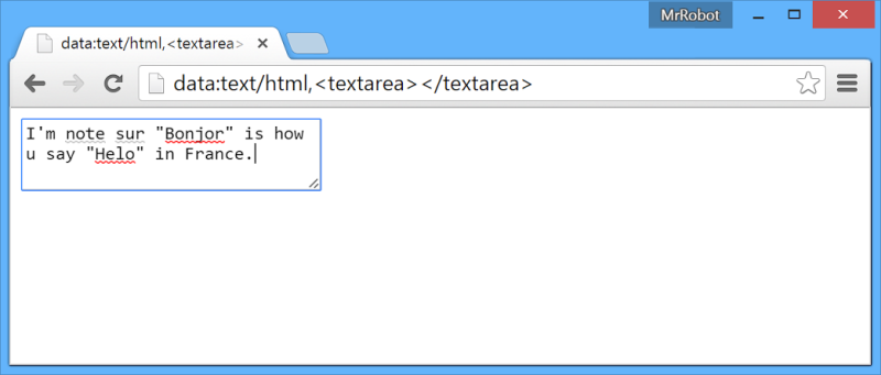 Simultaneous multilingual spellcheck in action on Chrome Canary