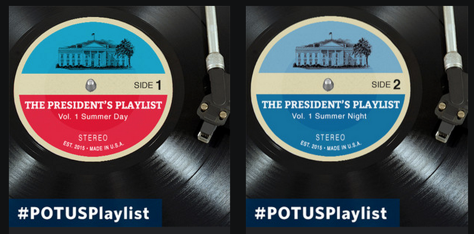 Everyone go home: President Obama has unveiled his Spotify songs of the summer playlist