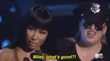 Nicki Minaj should get Miley on a podcast. Marc Maron can referee… 