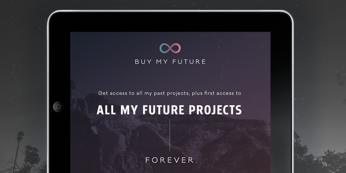 This guy made his million selling his last name. Now he wants to sell you his future
