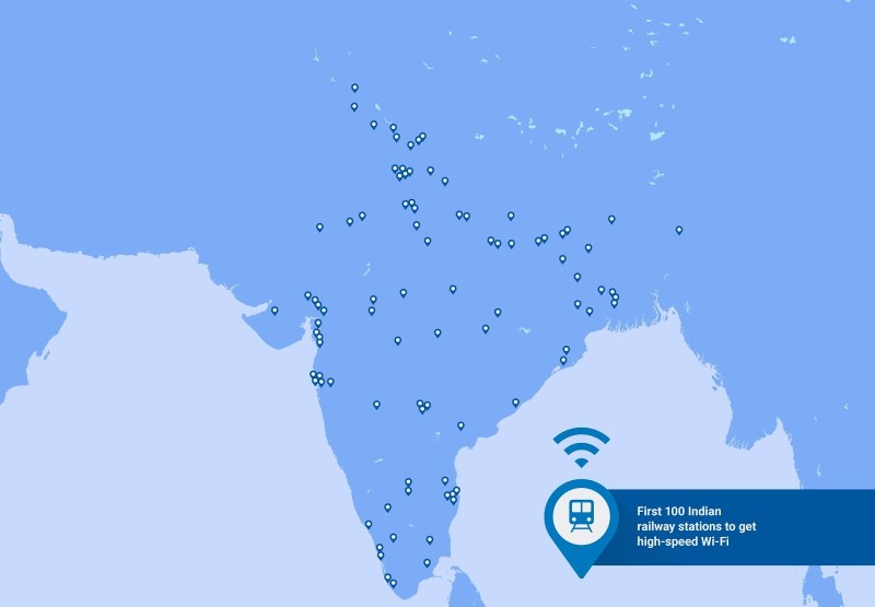 India's 100 busiest stations will be the first to get public Wi-Fi by the end of 2016