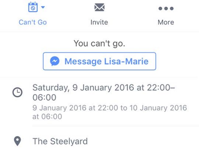 Thought event read receipts were bad? Now Facebook wants you to explain your absence