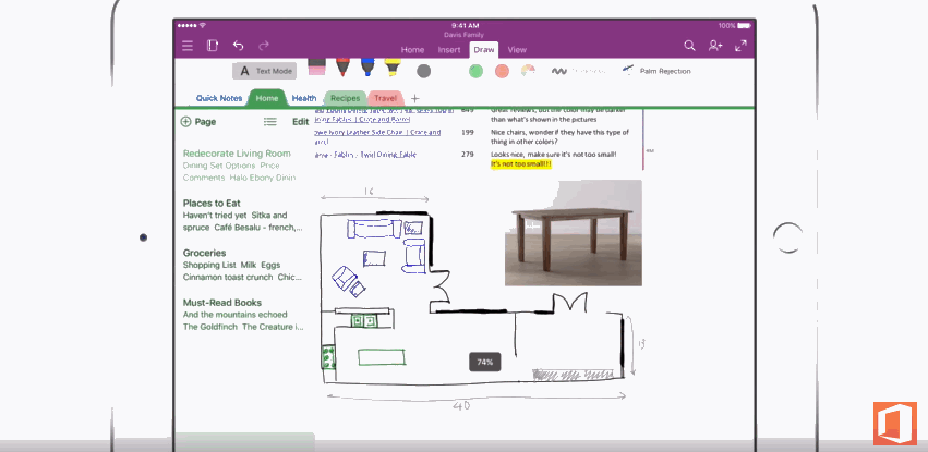 OneNote gets huge multi-tasking update with iOS 9 and iPad Pro support