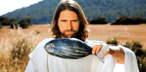 One fish, two fish…Jesus fish. 