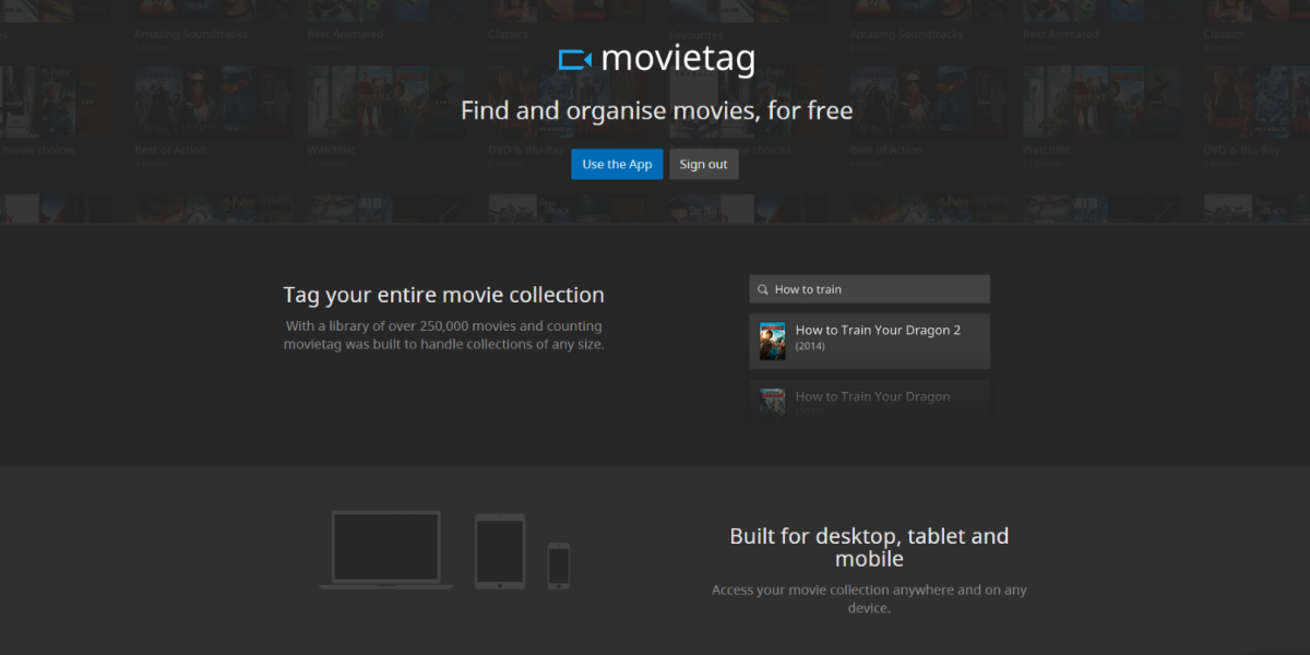 Love movies? Movietag helps you keep track of everything you’ll want to watch