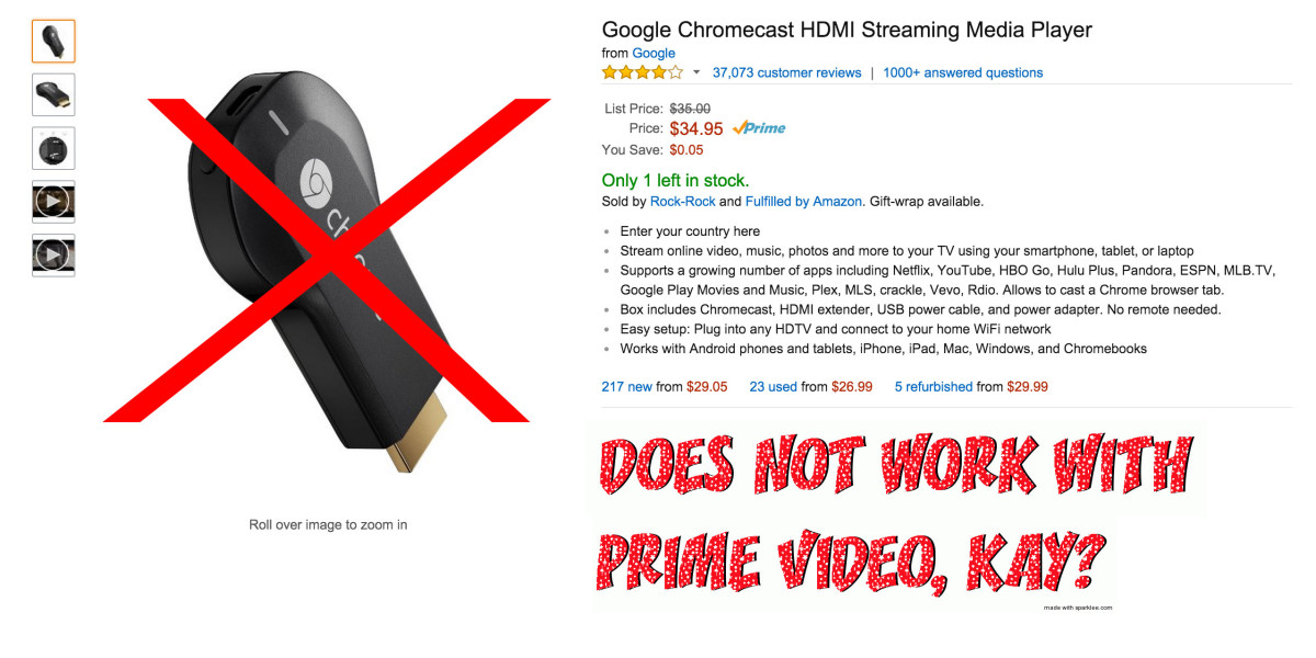 Amazon Prime Video Chromecast