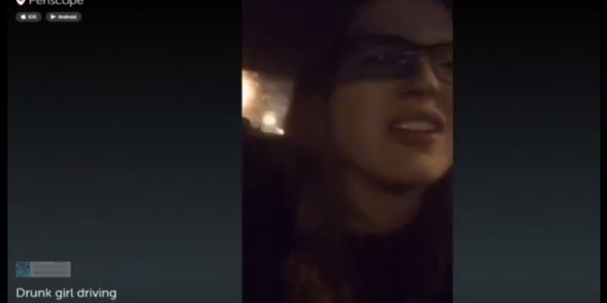 Drunk driver arrested while streaming her reckless driving