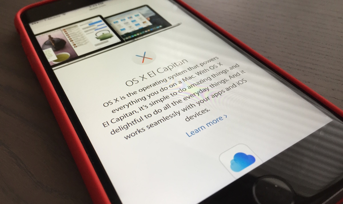 The best thing about El Capitan is that it makes iOS better