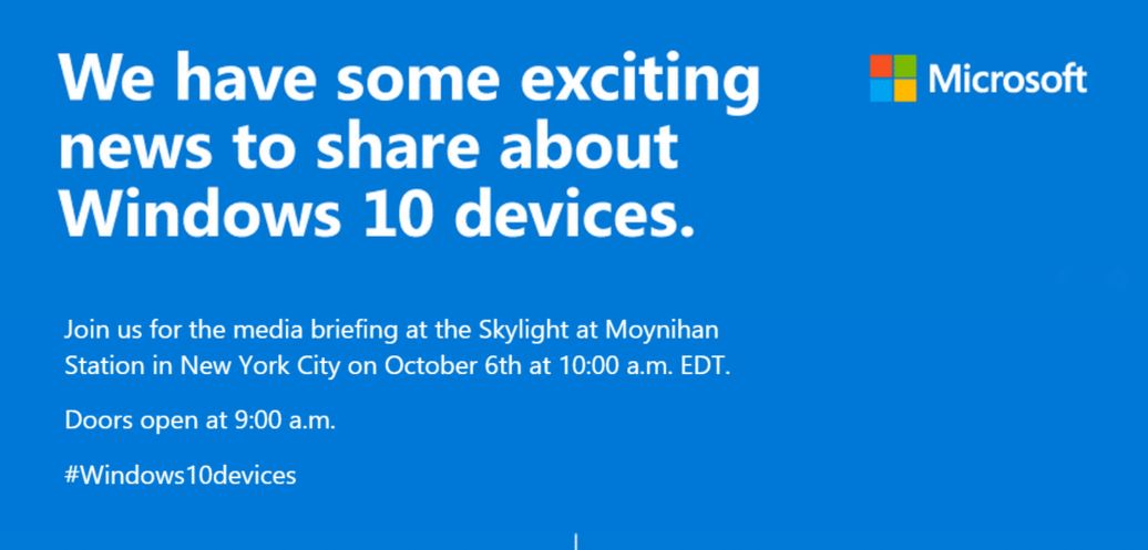 Everything to expect from Microsoft’s big Surface Pro 4 and Lumia event tomorrow