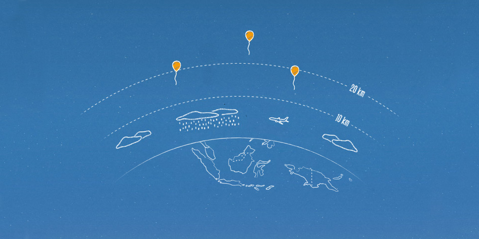 Google will test its balloon-powered internet service in Indonesia next year