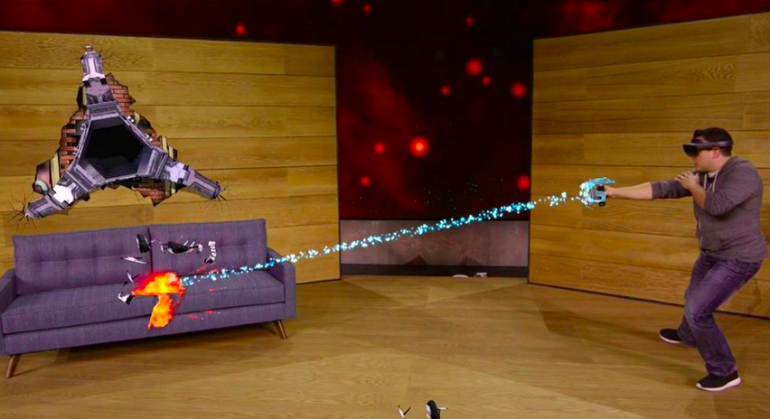Microsoft’s Project X-Ray lets you use HoloLens to turn your house into a game stage