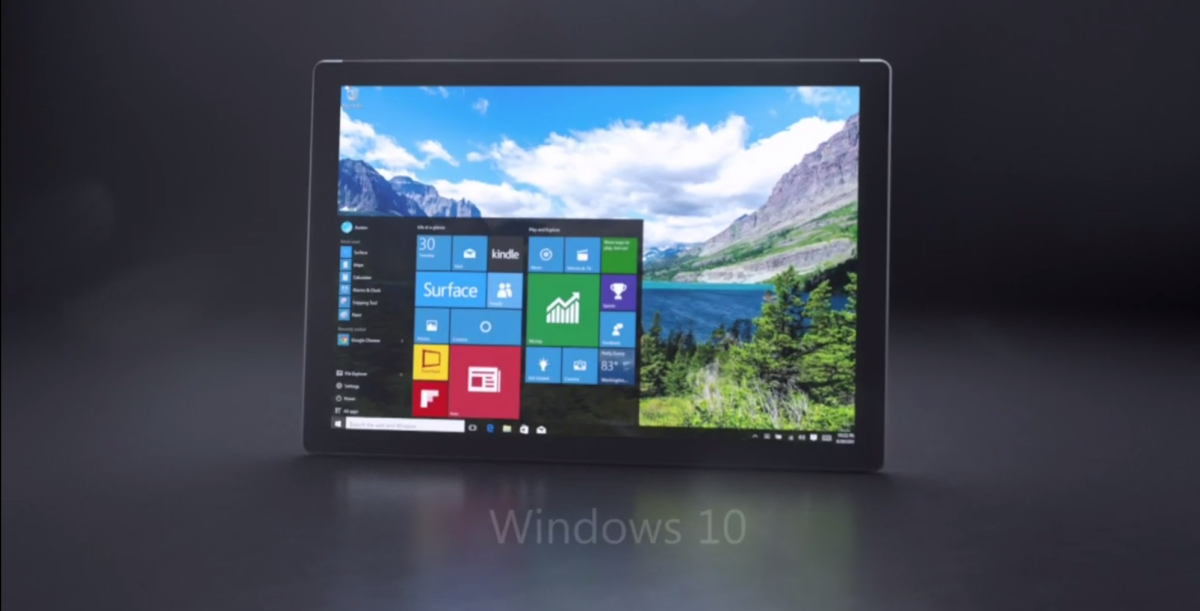 This is the Microsoft Surface Pro 4
