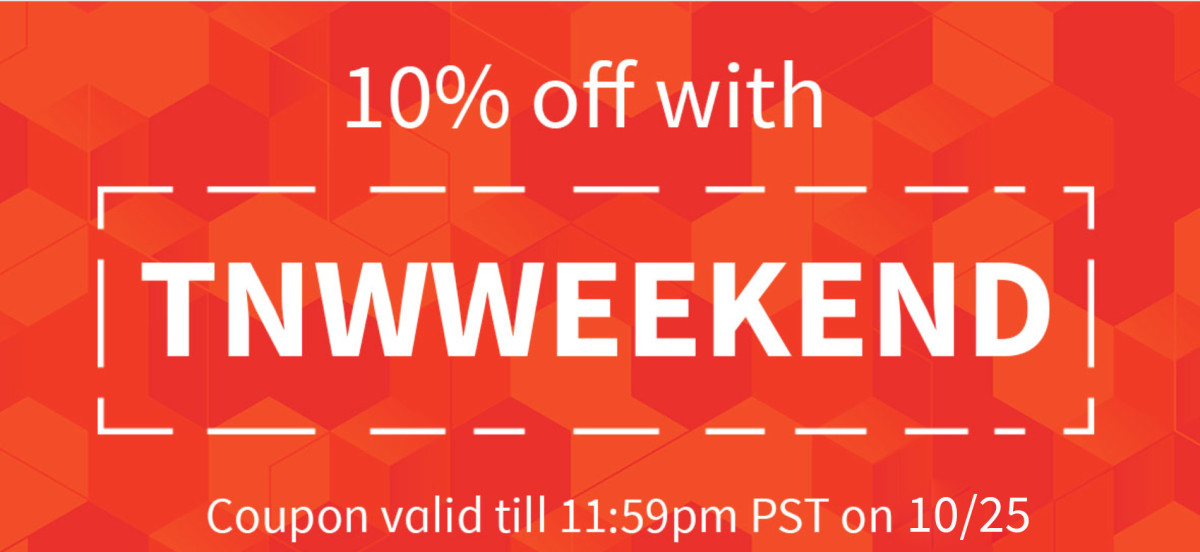 For this weekend only, get 10% off EVERYTHING in the TNW Deals store