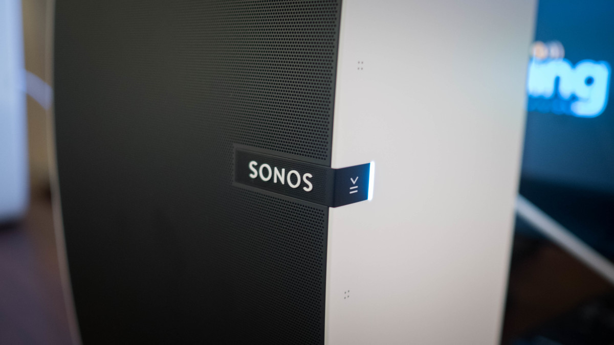 Sonos speakers - side view