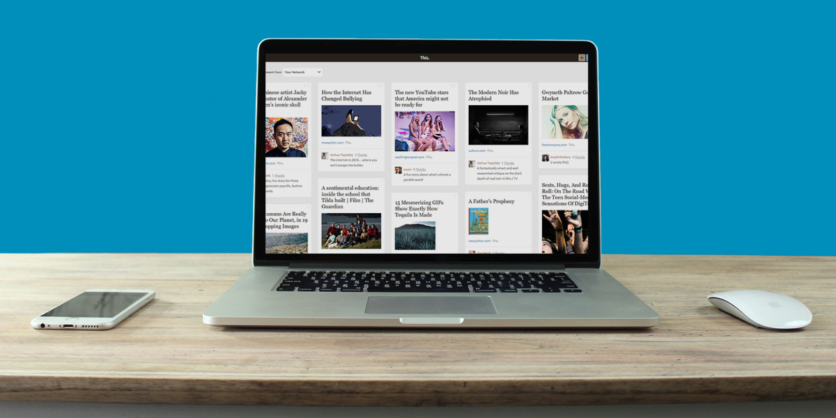 Content sharing service ‘This’ is now better at showcasing links, but it’s a long way ...