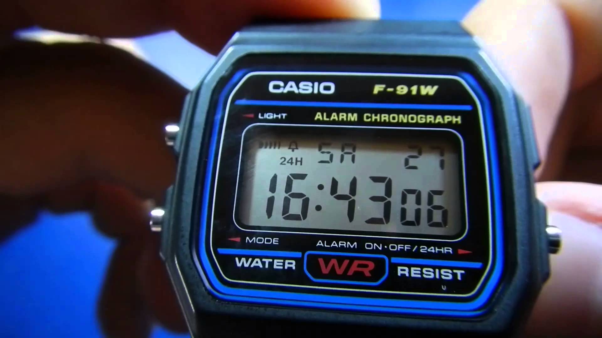 mod] Casio F-91W Sensor Watch - YouTube
