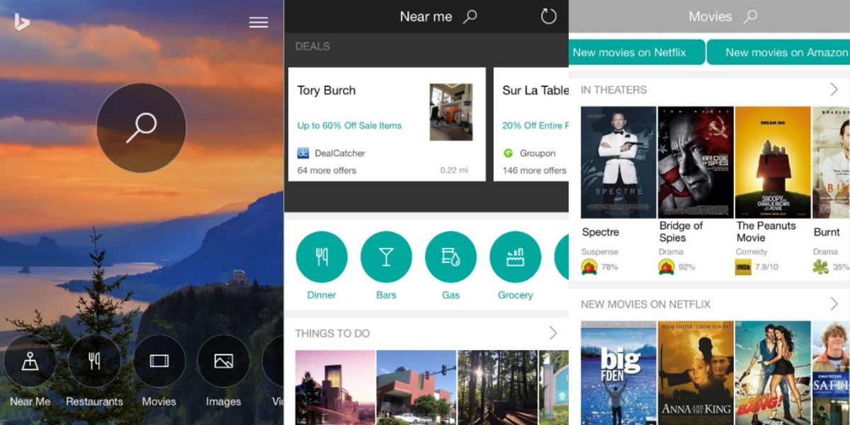 Bing completely redesigns iOS app with focus on deep-linking and news discovery