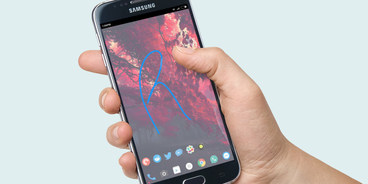 ClearView Gestures for Android lets you launch apps and call contacts with a swipe