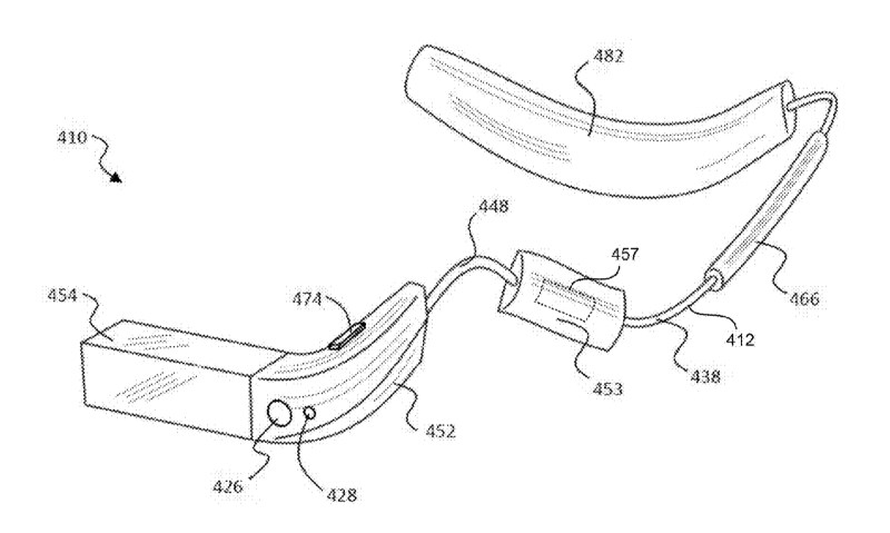 Google's new patent describes a Glass-style wearable that fits on one ear