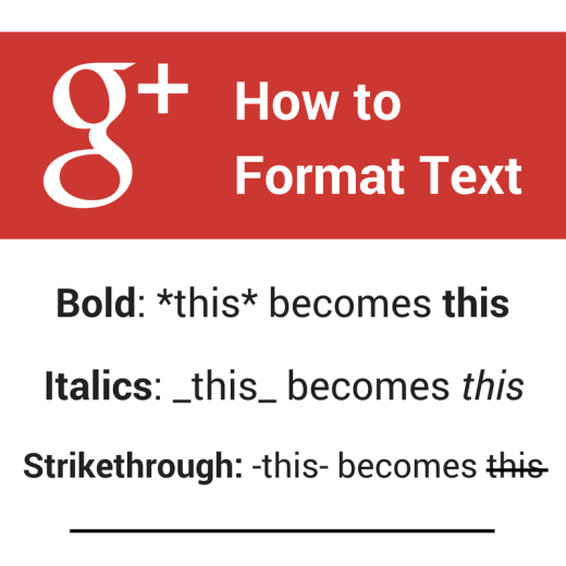 How-to-format-Google+-text