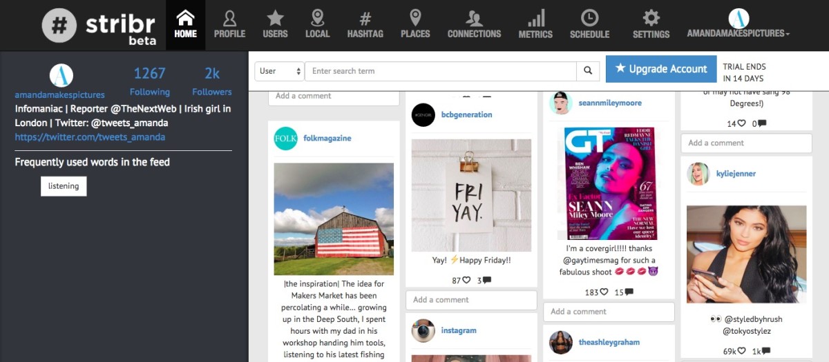 Stribr: A new tool to manage all of your Instagram needs