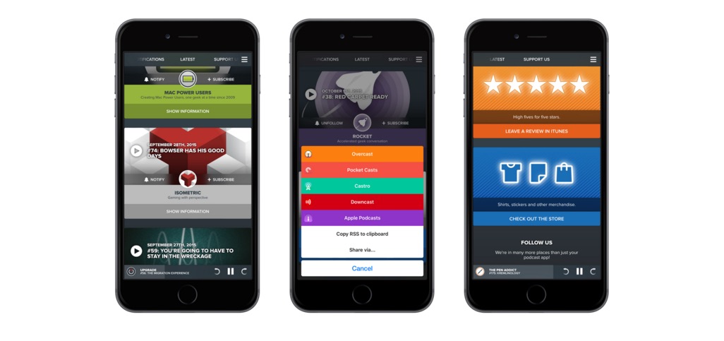 Relay FM’s podcast app for iOS will keep you up-to-date with your favorite shows