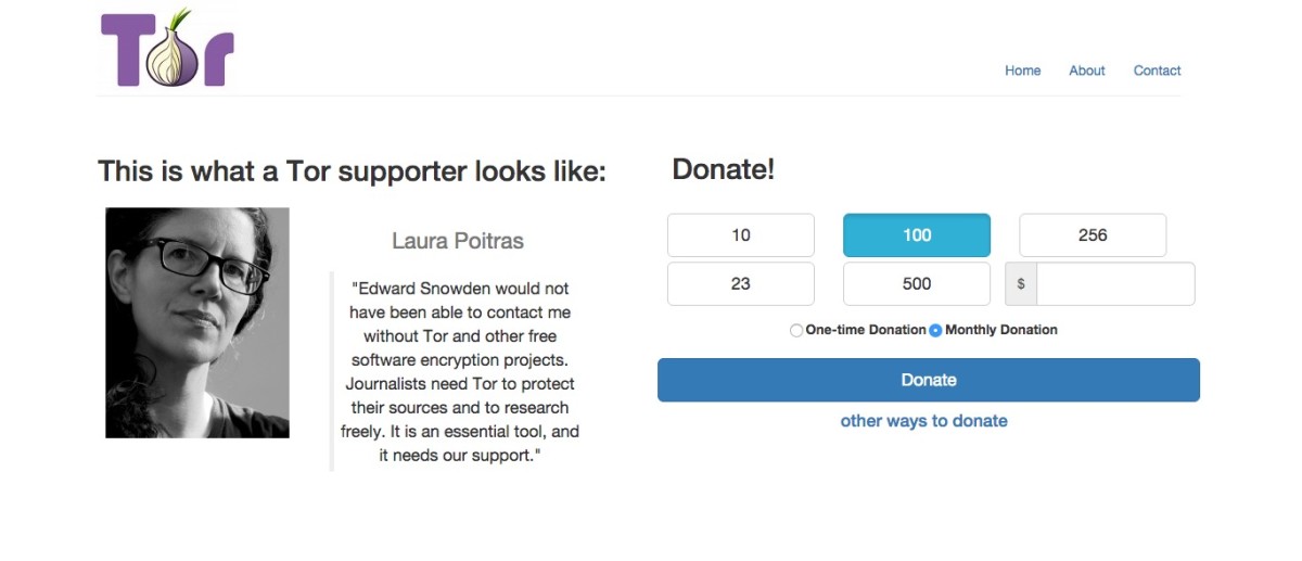 Tor doesn’t want your stinkin’ government money (anymore)