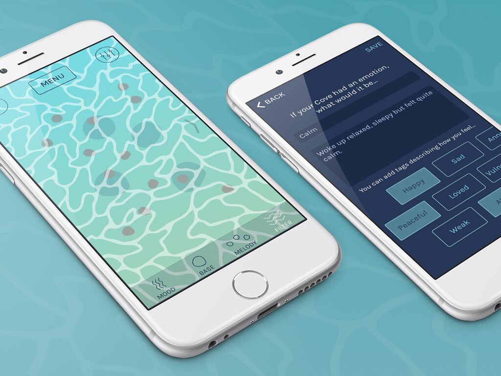 Cove is a journal you write with music, not words