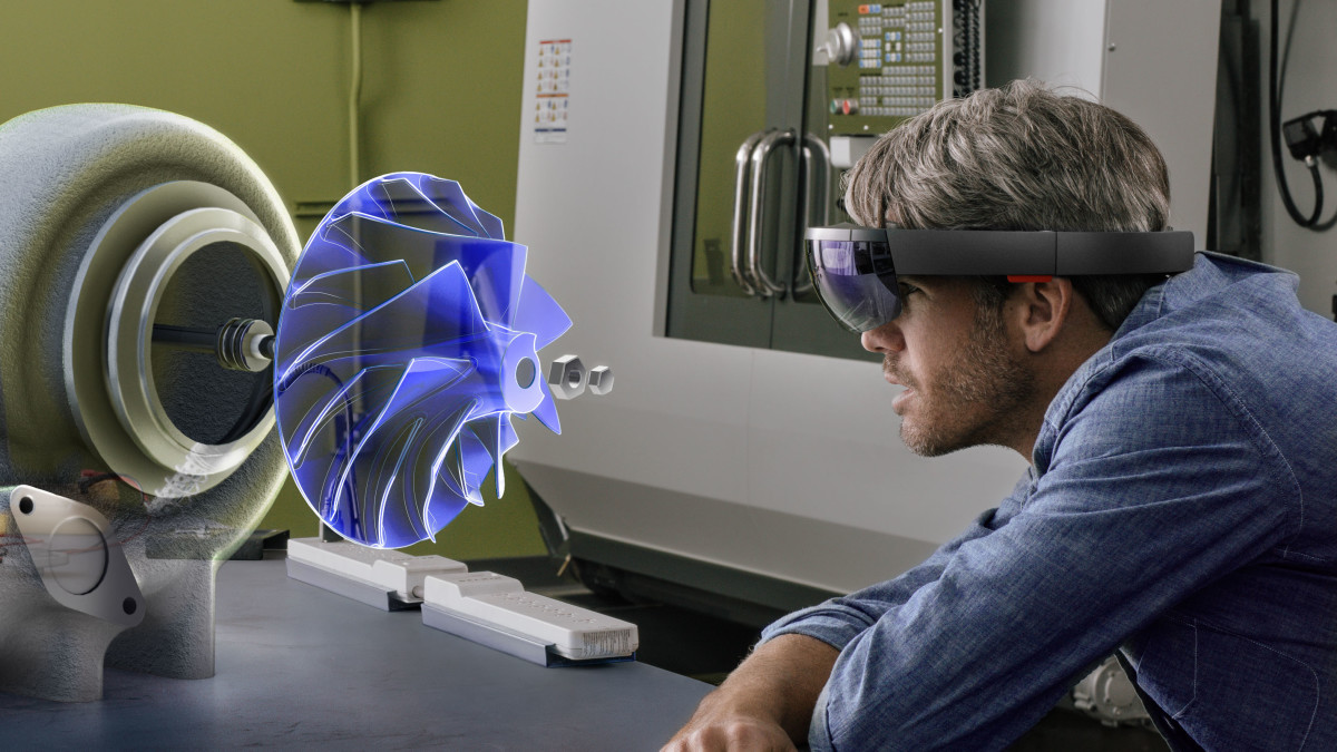 HoloLens 3D CAD design Microsoft