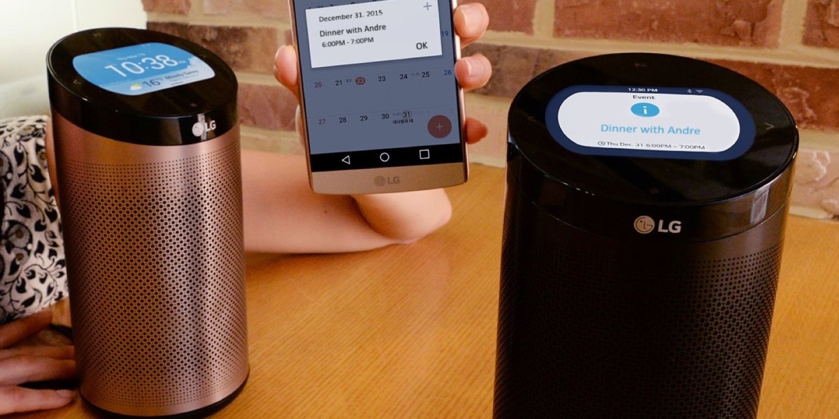 This isn’t the Amazon Echo, but LG’s new smart home hub looks… familiar