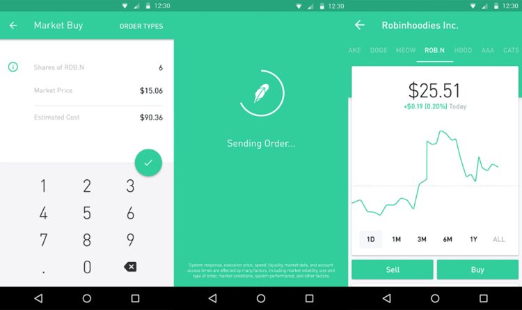 Robinhood lets you buy and sell stocks at no charge