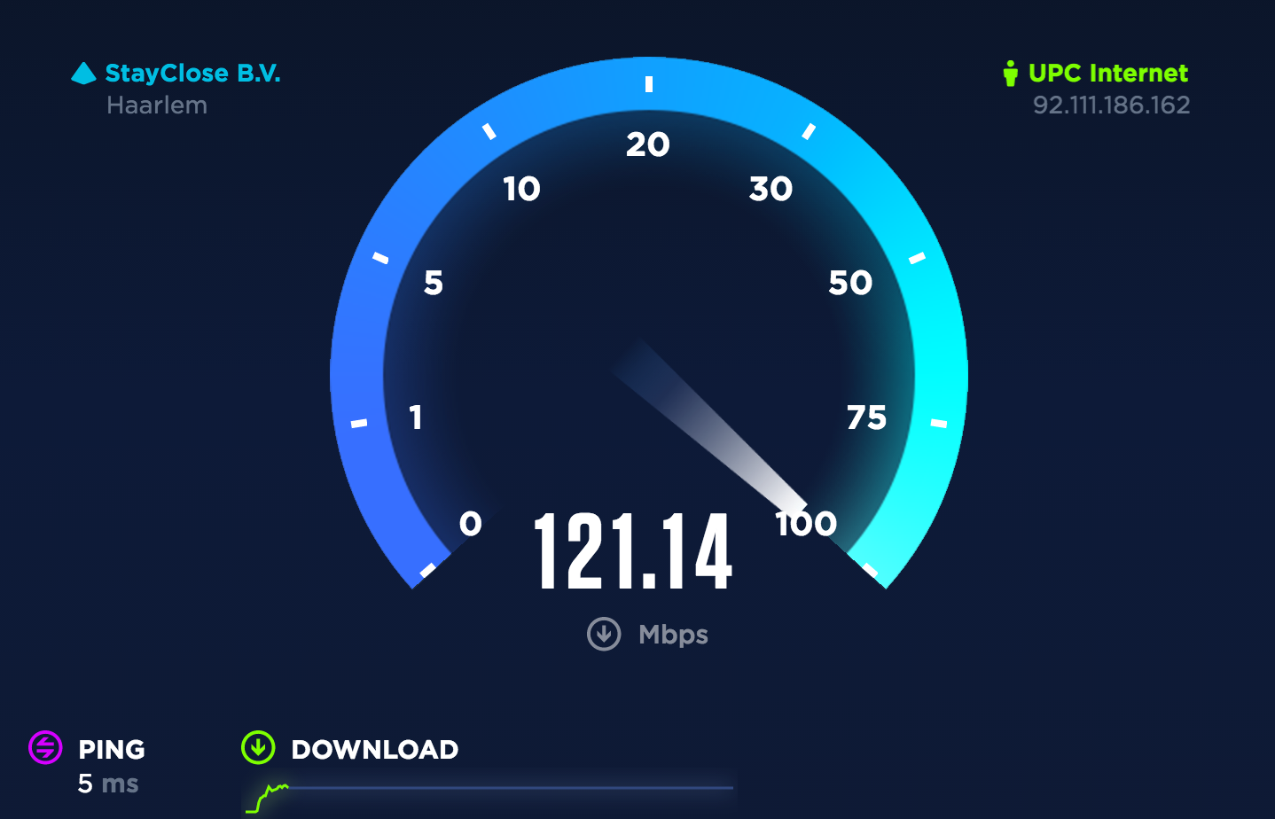 test the speed of your internet