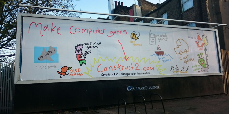 15-minute Microsoft Paint billboard just convinced me to become a games dev