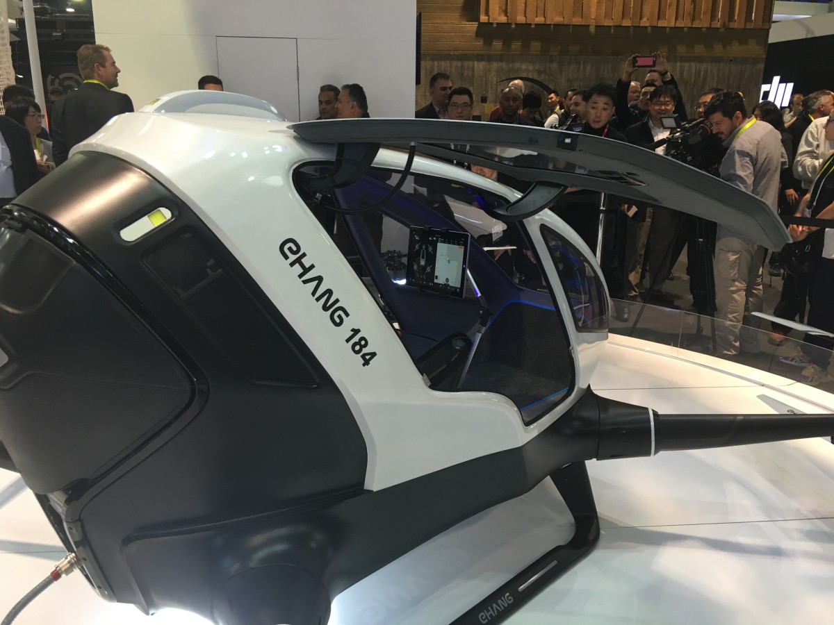 Forget driving, EHang’s drone shuttles you from place to place autonomously