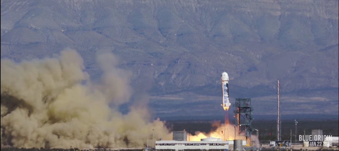 Jeff Bezos’ Blue Origin successfully re-launched and landed its rocket before SpaceX