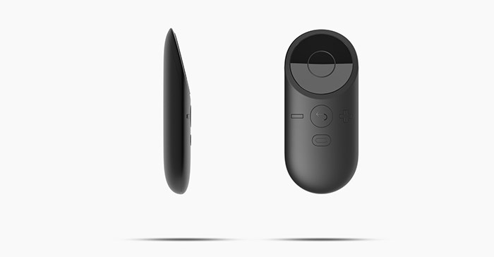 The Oculus Remote lets you naivgate VR experiences, browse the store and play games
