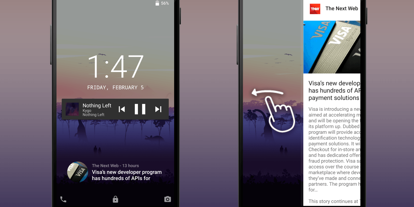 This Android app is a simple and useful way to get news on your lock screen