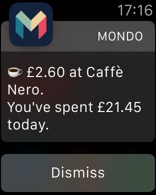 My Apple Watch taps my wrist as any transaction is approved, and before cash has even left the ATM.