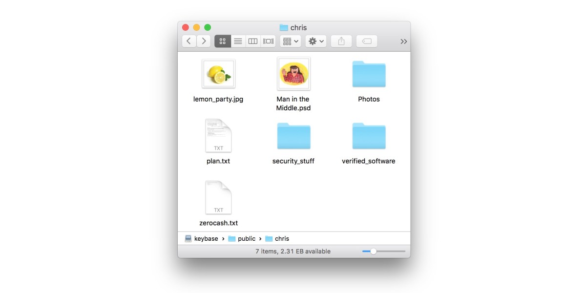 Keybase lets you share signed and encrypted files for free