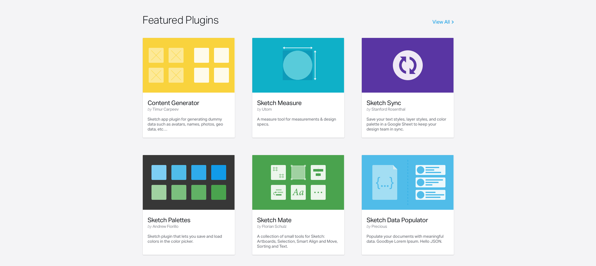 Sketch now has a dedicated extension page for designers and developers