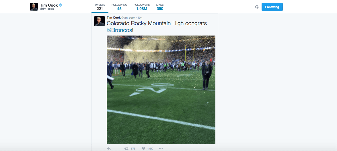 Here’s Tim Cook’s ringing endorsement for iPhone photography